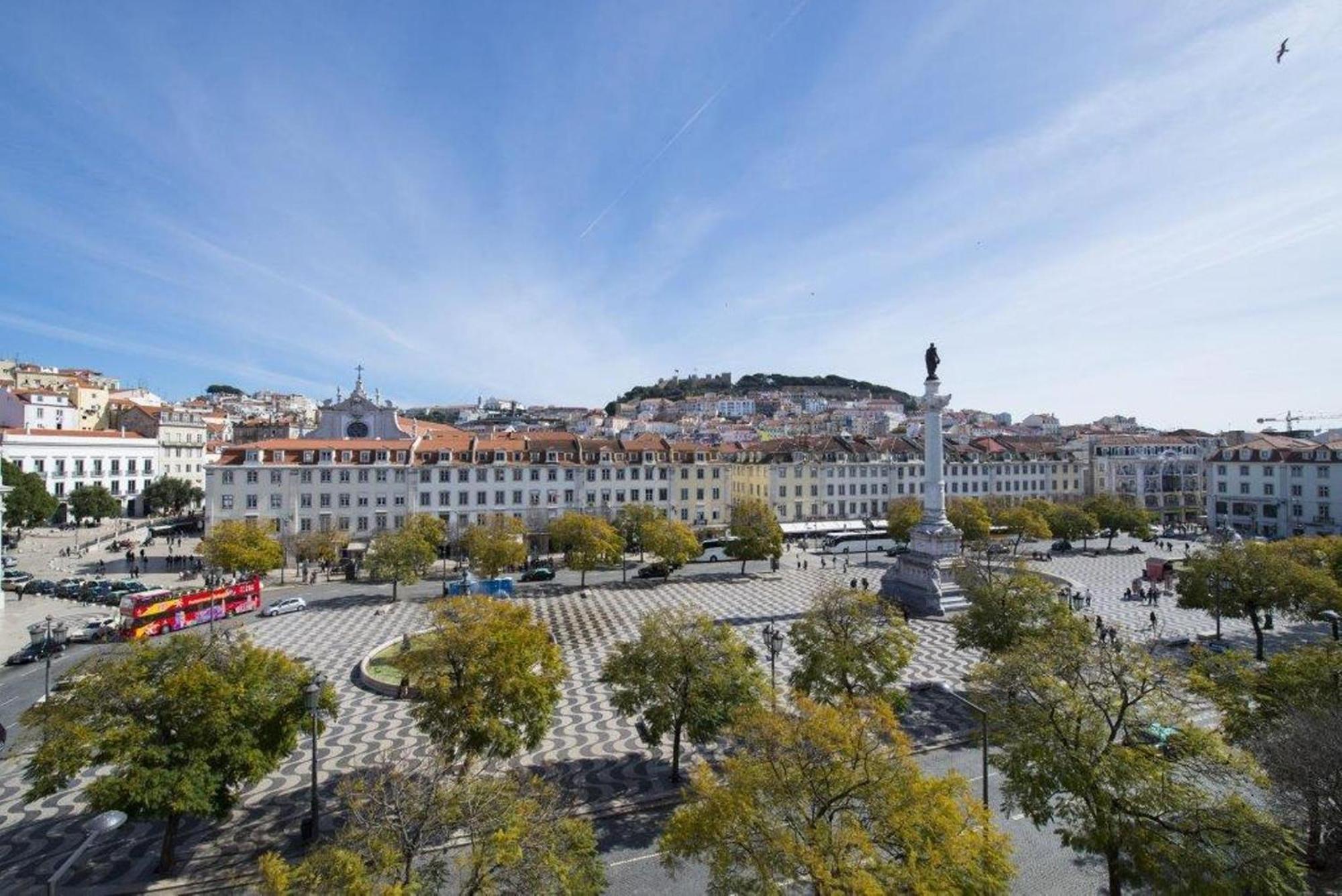 Quarto Duplo com Vista da Praça do Rossio