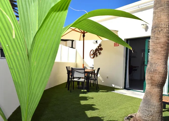 Bungalow La Palmera: Beachfront with Pool View