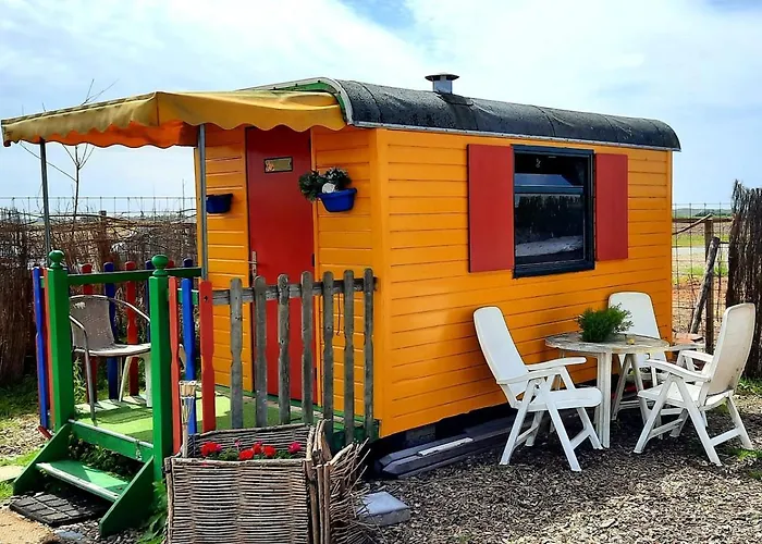 B&B boerderij rust, in pipowagens!
