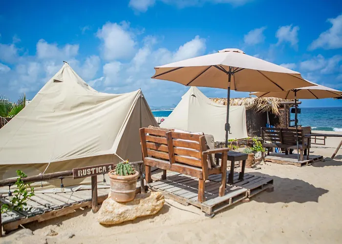 Rustico Lounge-Tipi With Ac In Front Of The Beach