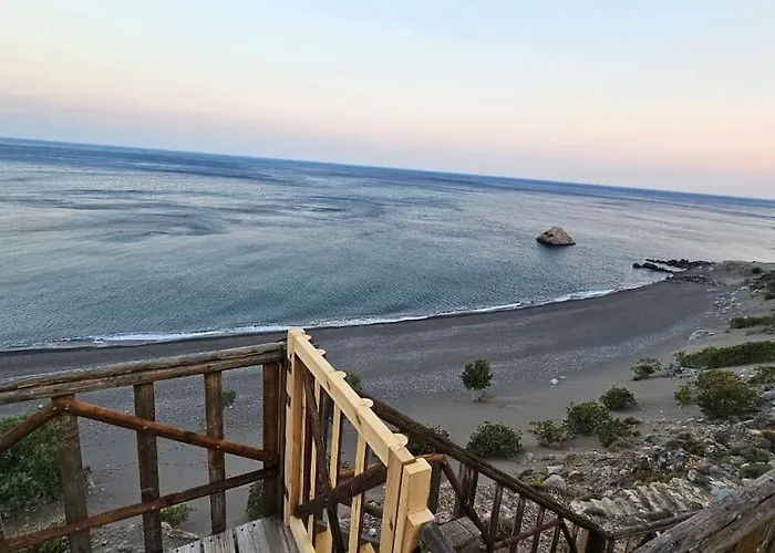 Seafront House With Private Beach In South Crete