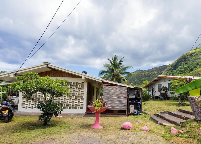 Pension Te Miti - Plage-Beach 200M - Mahana Parc & Vaiava Beach Pk18 - B&B Chambres Ou Dortoir