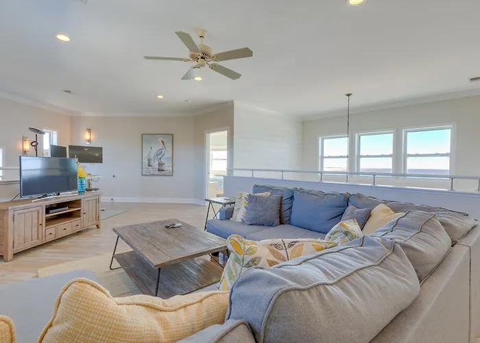Ocean Springs 'Magnolia Beach House' On Pvt Beach!