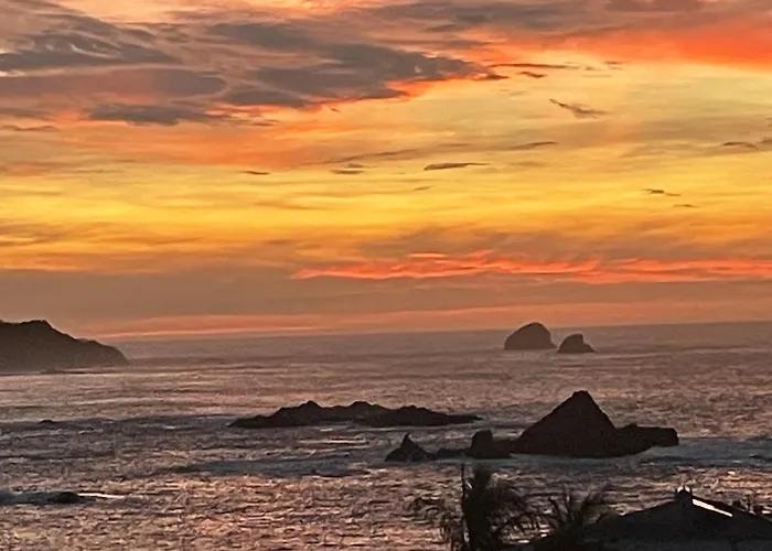 Casa Paraiso Mazunte - Ocean View Lofts - 1 Min Walk To Rinconcito Beach - Fast Wifi Starlink