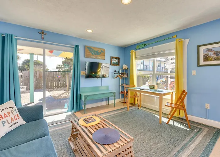 Pcb Studio W/ Private Patio: Steps To Beach!