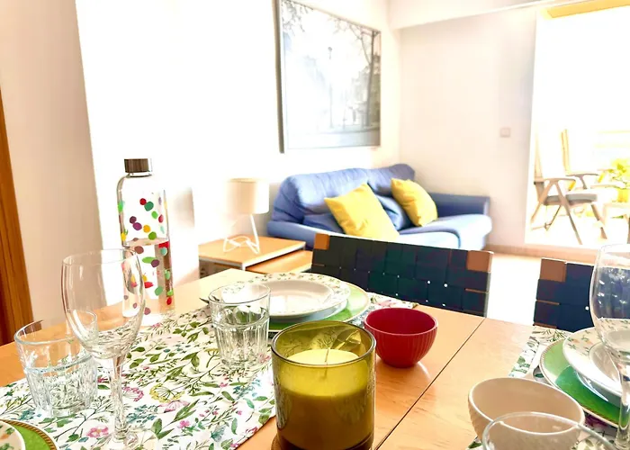 .Apartamento 1a linea de playa + piscina + parking DAIMUS