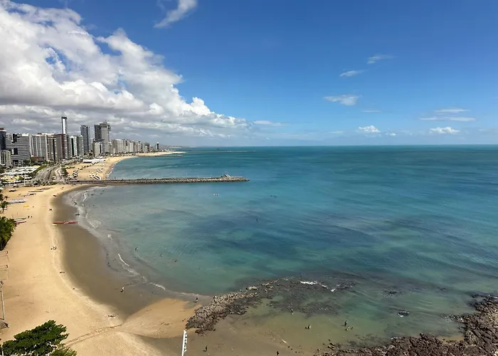 Chic Hotel Suite In Fabulous Meireles Fortaleza With Wifi, Fitness Room