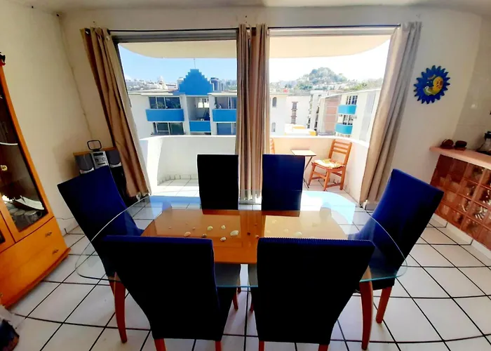 Vista A La Bahia De Acapulco - Departamento Para Grupos De Hasta 8 Huespedes