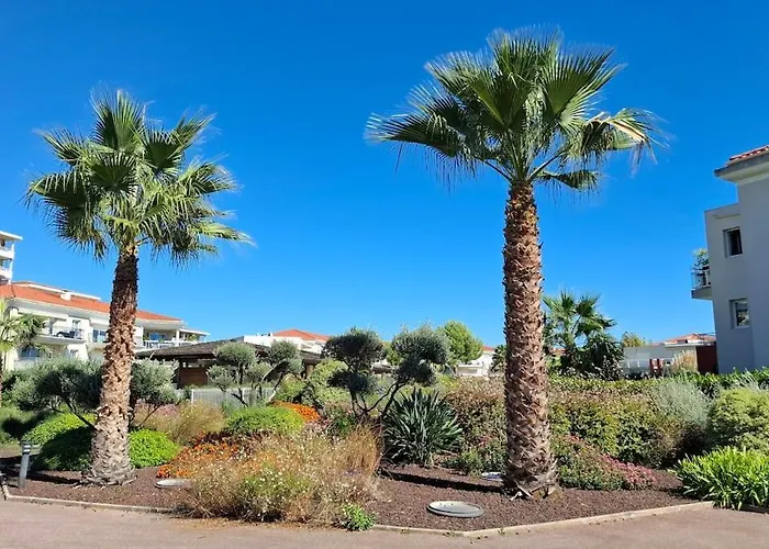 Grand Studio Front De Mer Climatise-Piscine-Parking- Juan Les Pins