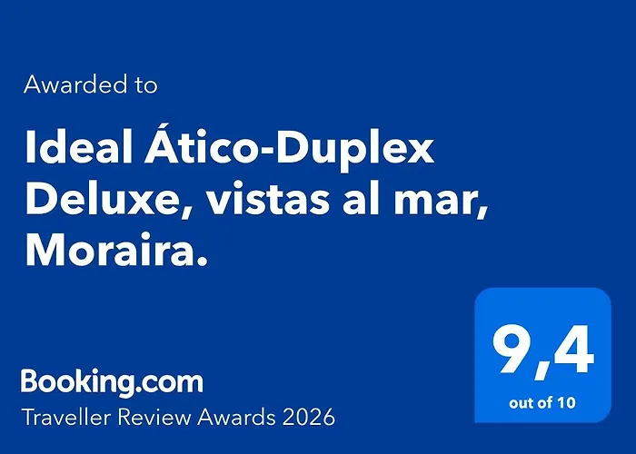 Ideal Ático-Duplex Deluxe, vistas al mar, Moraira.