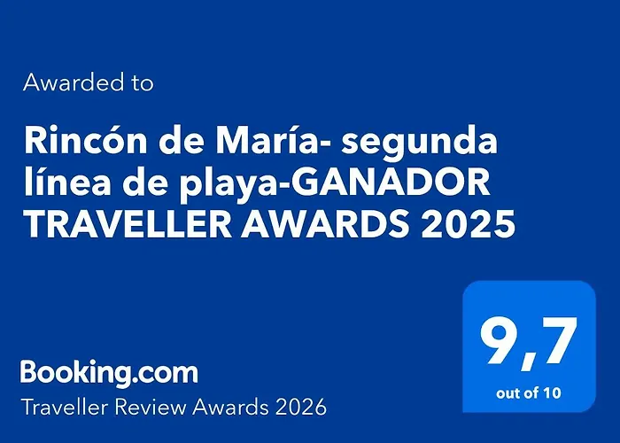 Rincón de María- segunda línea de playa-GANADOR TRAVELLER AWARDS 2025
