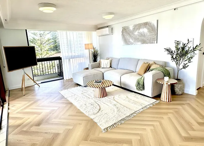 Beachfront Ocean View Apartment In Surfers Paradise - Saltwater Luxe 1Br