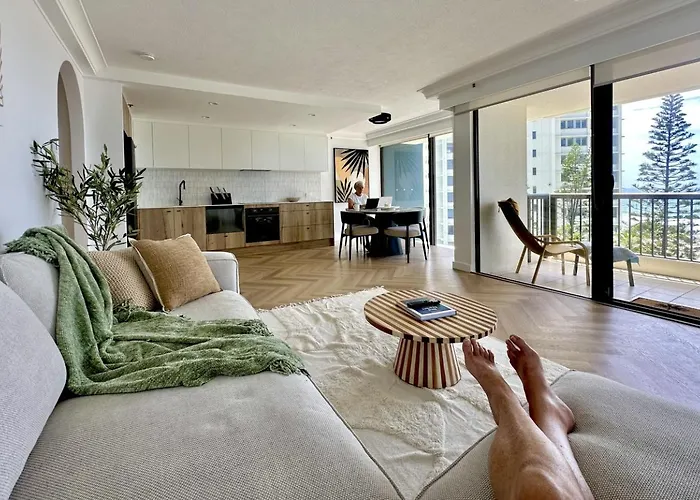 Beachfront Ocean View Apartment In Surfers Paradise - Saltwater Luxe 1Br