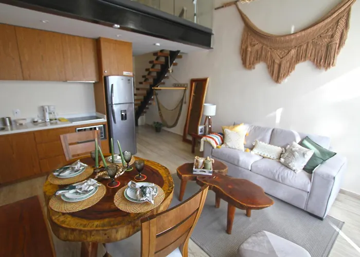 Luxury Jungle Loft, 7 Pools, Rooftop Panoramic View, Beach Shuttle, Fast Wifi
