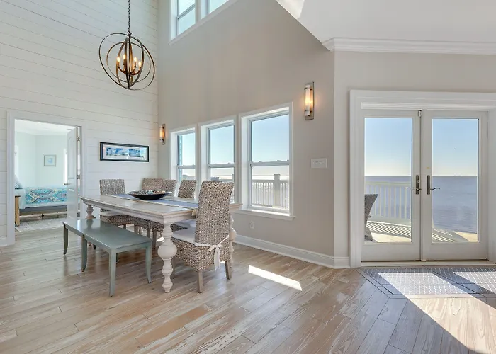 Ocean Springs 'Magnolia Beach House' On Pvt Beach!