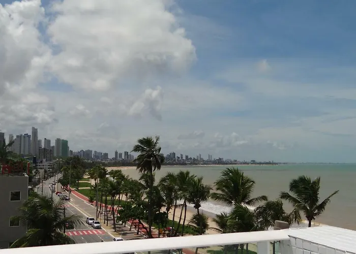 Flat A Beira Mar De Joao Pessoa Com Ar